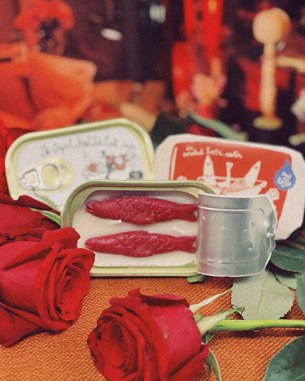 ‘Sardine’ Candle - Smoked Rose Water | Tinned Candle