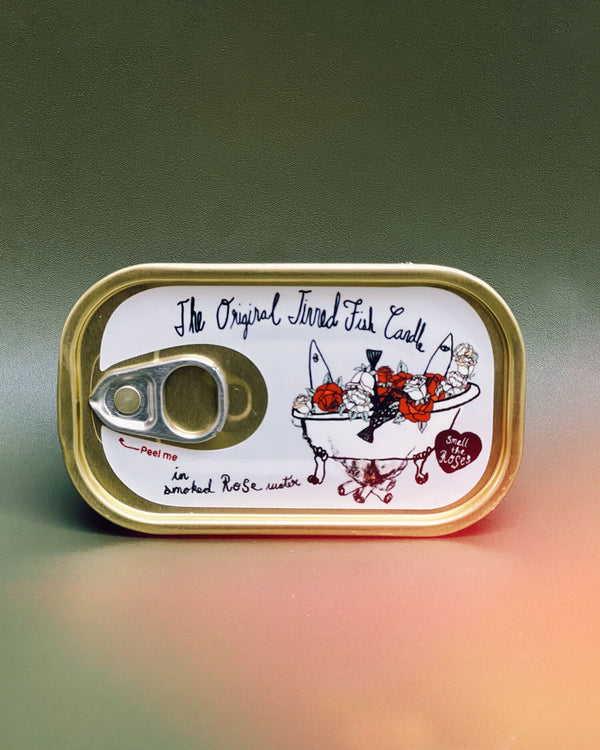 ‘Sardine’ Candle - Smoked Rose Water | Tinned Candle