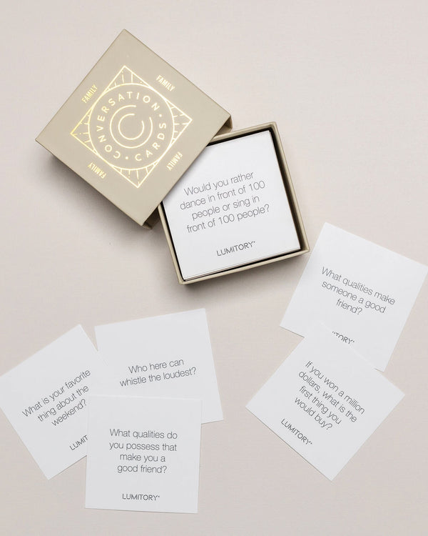 Family Conversation Cards | Lumitory
