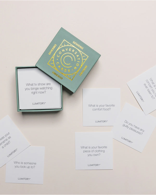 Gathering Conversation Cards | Lumitory
