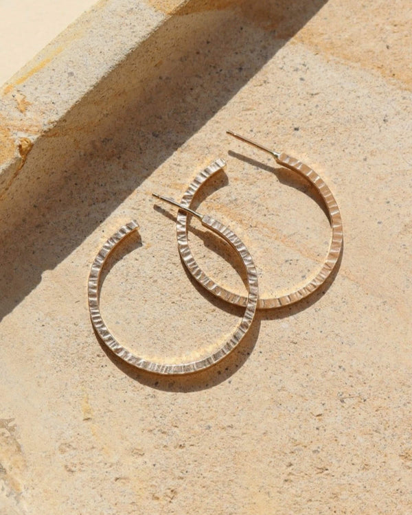Petite Maeve Hoops (14k Gold Fill) | Token Jewelry