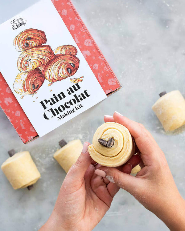 Baking Kit - Pain au Chocolat (Chocolate Croissants) | FarmSteady