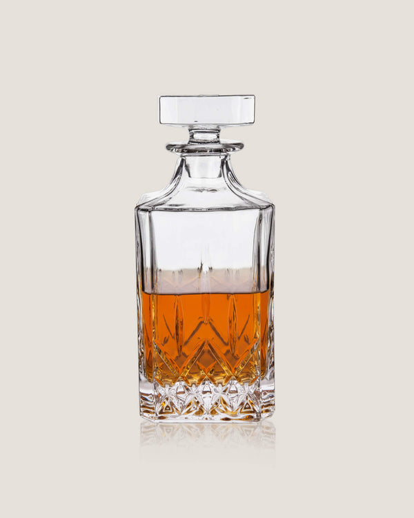 Admiral™ Vintage-Style Crystal Liquor Decanter (30 oz) | Viski