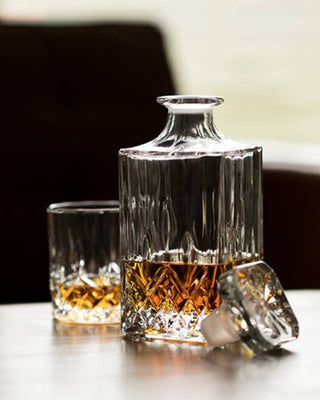 Admiral™ Vintage-Style Crystal Liquor Decanter (30 oz) | Viski