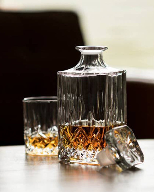 Admiral™ Vintage-Style Crystal Liquor Decanter (30 oz) | Viski