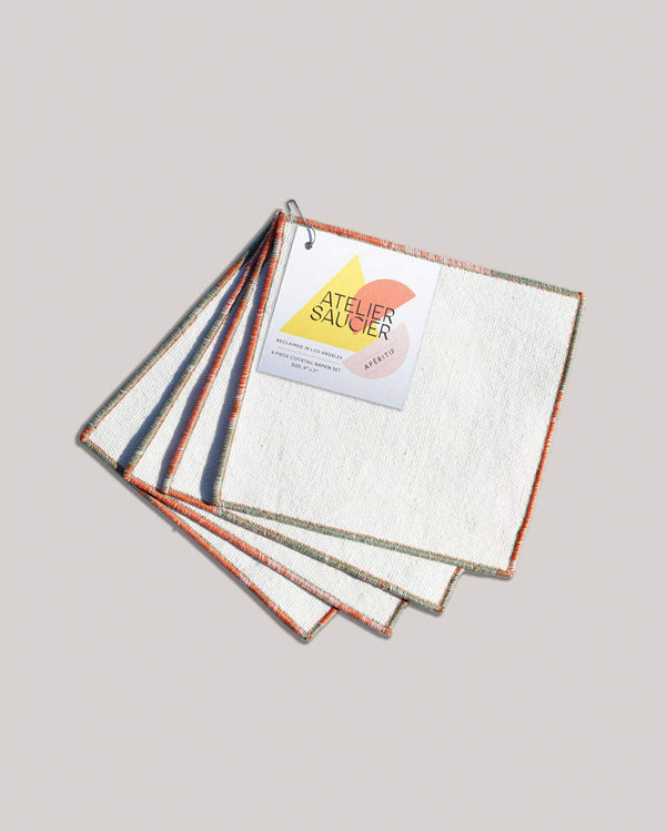 The Santa Fe Cocktail Napkins, Set of 4 | Atelier Saucier