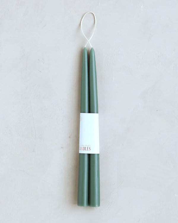 Hand-dipped Taper Candles - 12" - Various Colors | The Floral Society