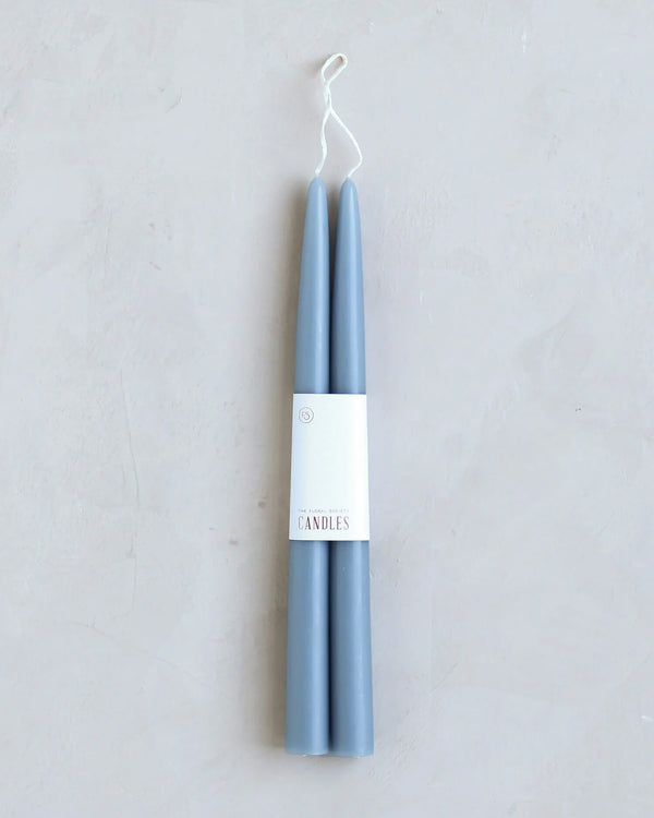 Hand-dipped Taper Candles - 12" - Various Colors | The Floral Society