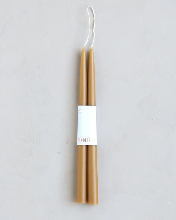 Hand-dipped Taper Candles - 12" - Various Colors | The Floral Society