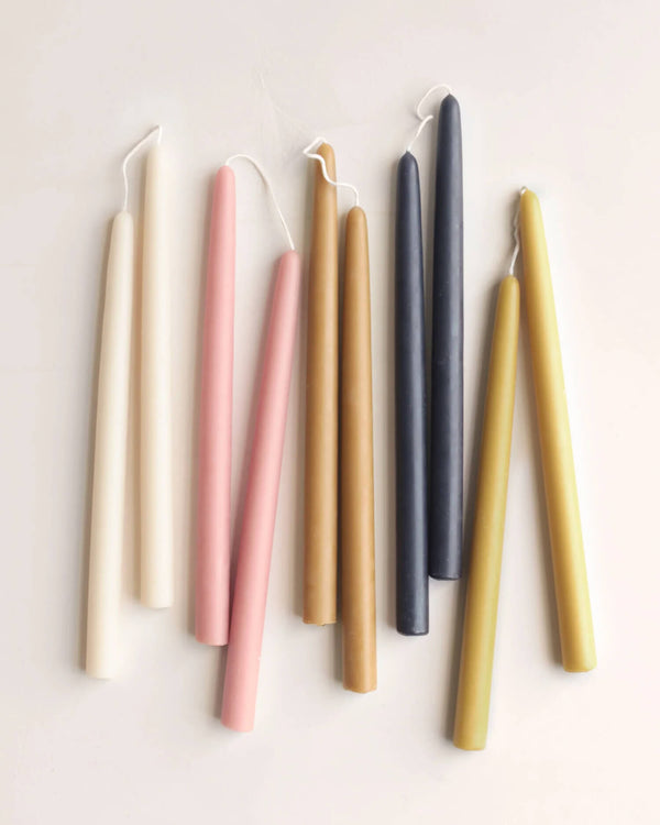 Beewax Taper Candles – 12″ | The Floral Society