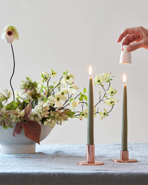 Bayberry Scented Taper Candles – 9″ | The Floral Society