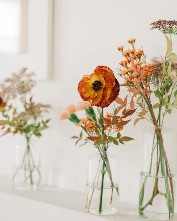 Trio of Bud Vases | Thanksgiving