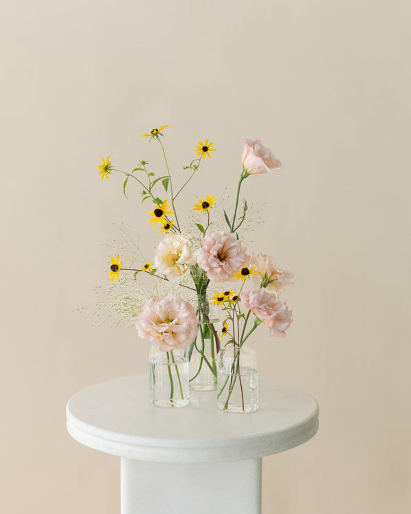 Trio of Bud Vases