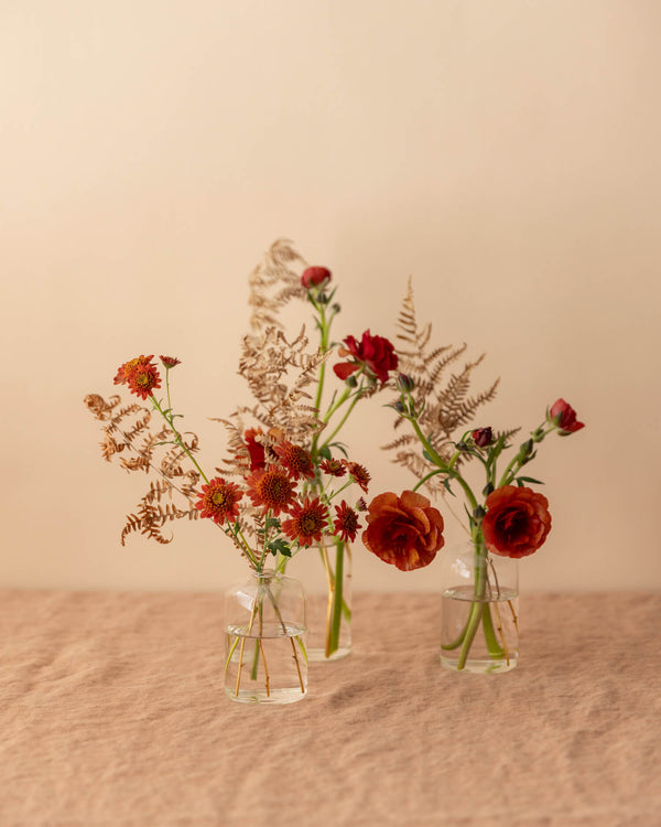 Trio of Bud Vases | Thanksgiving