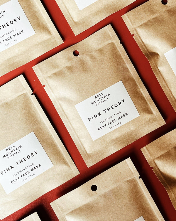 Botanical Face Mask - Pink Theory (Illuminating) | Bell Mountain Naturals