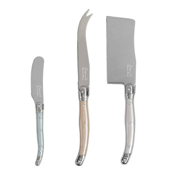 3-Piece Cheese Knife - Mother of Pearl | Laguiole