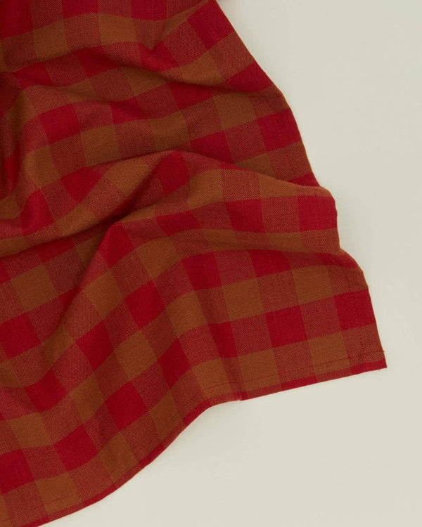 Gingham Dinner Napkins - Red/Terracotta (Set of 4) | Hawkins New York