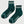 Green socks with white stripes and 'Le Bon Shoppe' branding on a light gray background