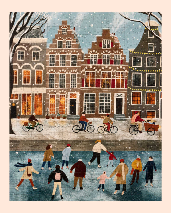 Snow Day in Amsterdam Puzzle (500 Piece) | Ordinary Habit
