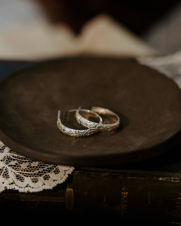 Scarlet Hoops (Sterling Silver) | Lauren Brook